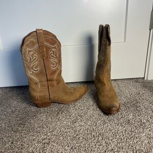 Dan Post Tan Heeled Boots